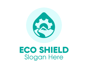 Eco Water Industry logo design