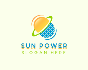 Energy Solar Panel logo design