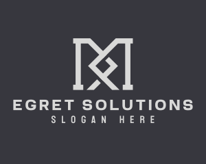 Generic Business Letter M logo design