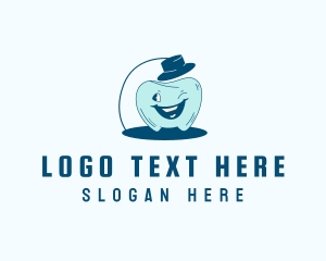 Orthodontist - Top Hat Tooth logo design