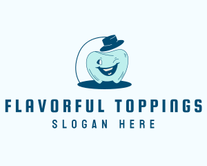 Top Hat Tooth logo design