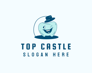 Top Hat Tooth logo design