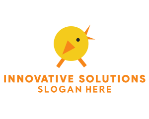 Yellow Chicken Poultry logo design