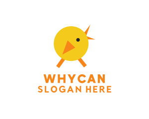 Feather - Yellow Chicken Poultry logo design