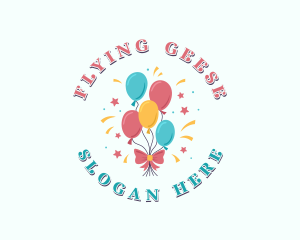 Party Store - Birthday Party Balloons logo design