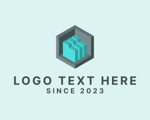 Futuristic - Software Programming Cube logo design