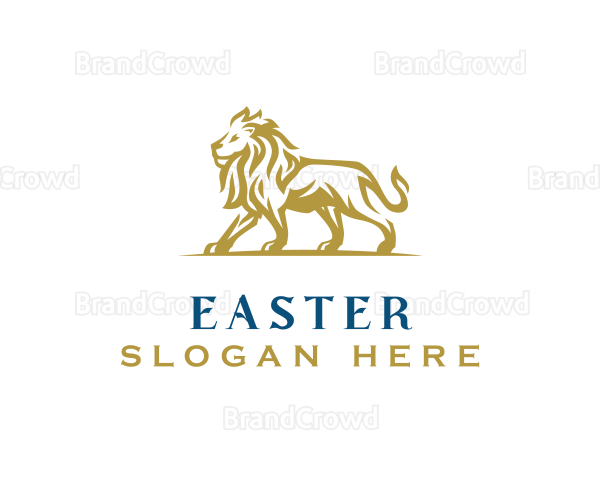Premium Lion Business Logo
