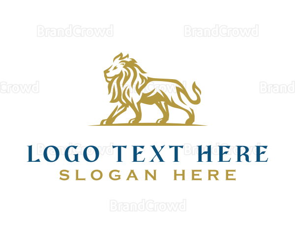 Premium Lion Business Logo