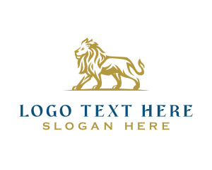 Conservation - Premium Lion Business logo design