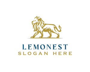 Premium Lion Business Logo