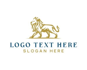 Conservation - Premium Lion Business logo design