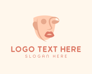Abstract - Cosmetics Deconstructed Face logo design