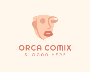 Portrait - Cosmetics Deconstructed Face logo design