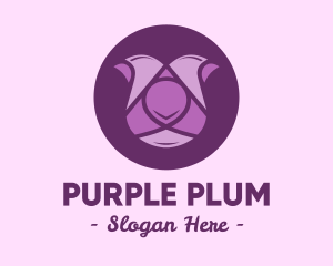 Purple - Purple Tulip Flower logo design