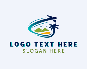 Resort - Beach Resort Travel logo design