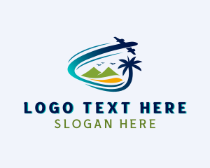 Island - Beach Resort Travel logo design