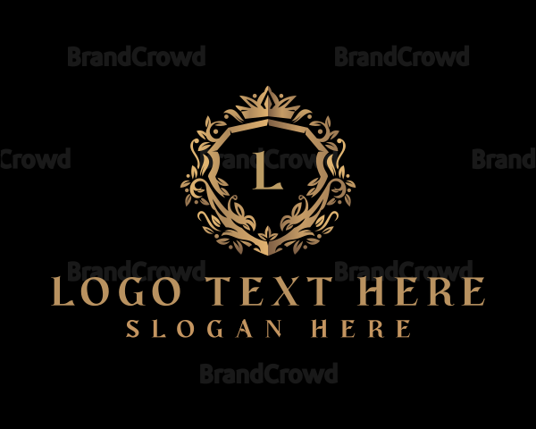 Luxury Crown Crest Logo