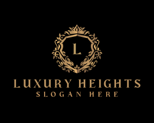 Luxury Crown Crest logo design