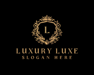 Luxury Crown Crest logo design