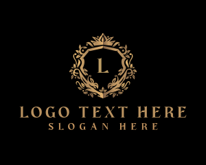 Victorian - Luxury Crown Crest logo design