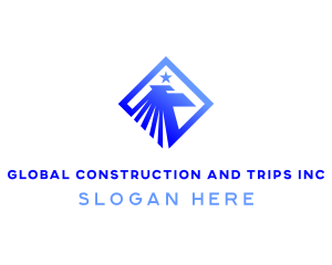 Star Eagle Airport logo design