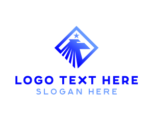 Flight - Star Eagle Airport logo design