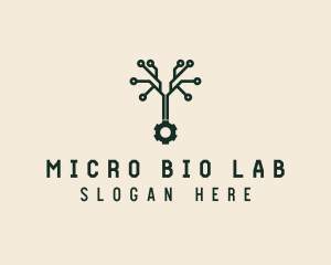 Biotech Research Gear logo design