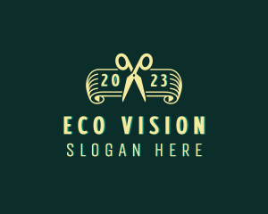 Eco Gardening Scissors  logo design