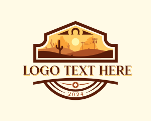 Trekking - Sand Desert Outdoor logo design