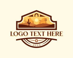 Trekking - Sand Desert Outdoor logo design