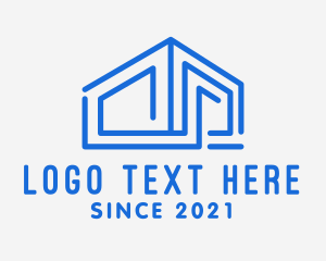 Container - Warehouse Property Building logo design
