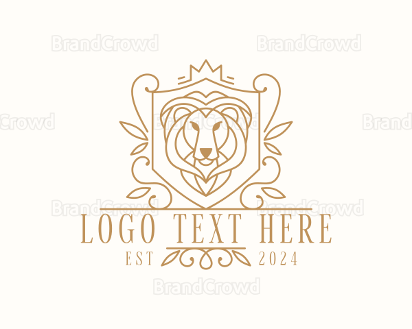 Elegant Regal Lion Logo