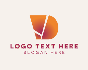 Badge - Business Advertising Letter D logo design