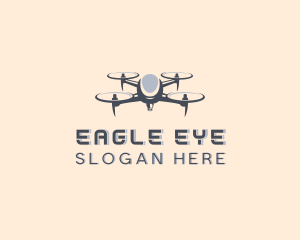 Surveillance - Flying Surveillance Camera logo design