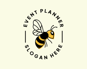 Wildlife Center - Honeybee Insect Farm logo design