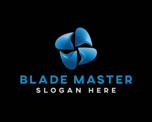 Fan Blade Rotor logo design