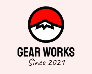 Japanese Mountain Peak logo design