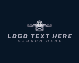 Aerial - Drone Camera Surveillance logo design