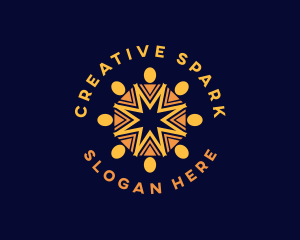 Inspire - People Community Support logo design