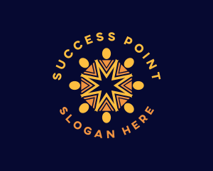 Achievement - People Community Support logo design