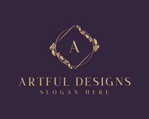 Organic Floral Salon logo design