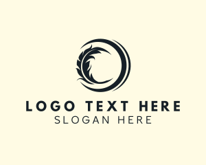 Signature - Feather Publishing Writer logo design