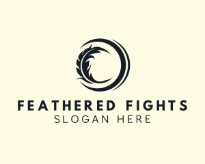 Feather Publishing Writer logo design