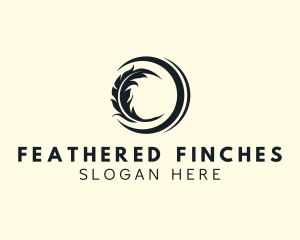 Feather Publishing Writer logo design