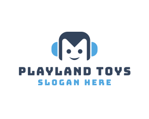 Toy - Cute Toy Robot logo design