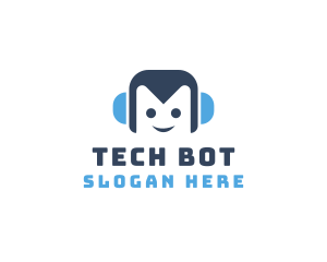 Robot - Cute Toy Robot logo design