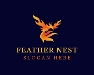 Bird - Blazing Mythical Bird logo design