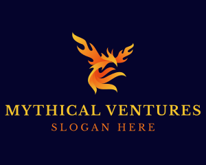 Myth - Blazing Mythical Bird logo design