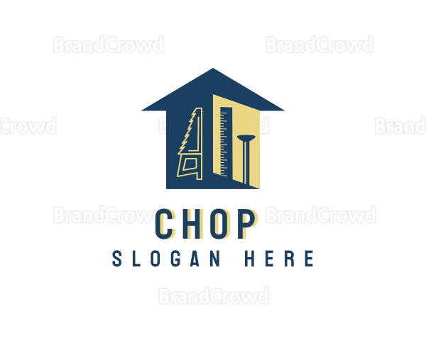 House Handyman Tools Logo