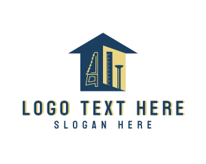 House - House Handyman Tools logo design